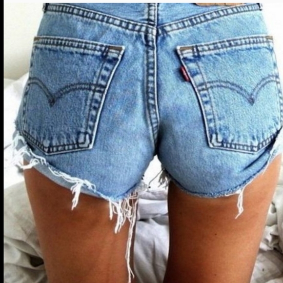 Levi's Pants - Vintage 1980s levis button fly cut off shorts